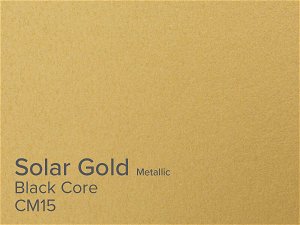 ColourMount Solar Gold 1.25mm Black Core Metallic Mountboard 1 sheet