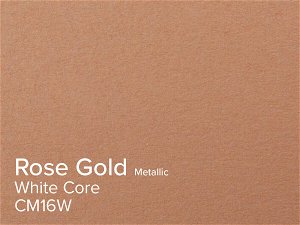 ColourMount Rose Gold 1.4mm White Core Metallic Mountboard 1 sheet