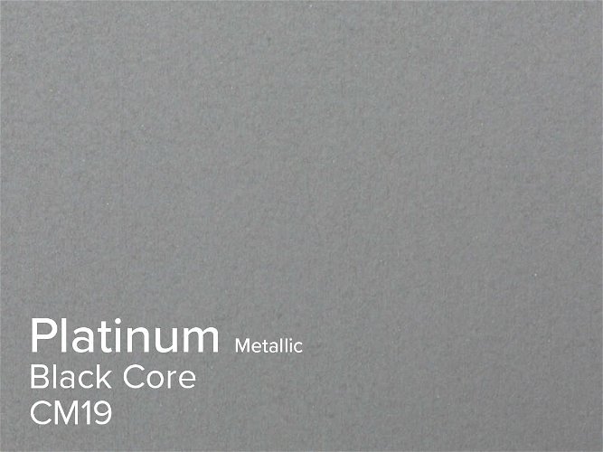 ColourMount Platinum 1.25mm Black Core Metallic Mountboard 1 sheet
