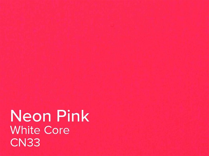 ColourMount Neon Pink 1.4mm White Core Mountboard 1 sheet