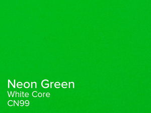 ColourMount Neon Green 1.4mm White Core Mount Board 1 sheet