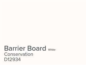 Daler White 1.2mm Conservation Barrier Board 1 sheet