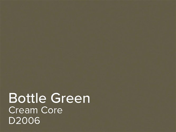 Daler Bottle Green 1.4mm Cream Core Mountboard 1 sheet