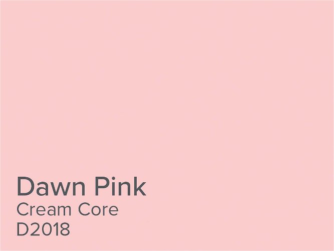 Daler Dawn Pink 1.4mm Cream Core Mountboard 1 sheet