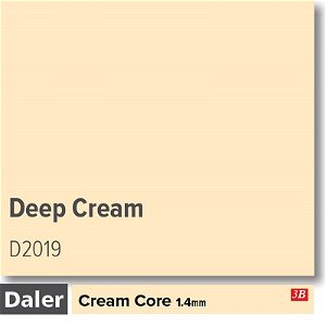 Daler Cream Core Standard Deep Cream Mountboard 1 sheet