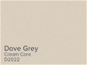 Daler Dove Grey 1.4mm Cream Core Mountboard 1 sheet