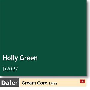 Daler Cream Core Standard Holly Green Mountboard 1 sheet