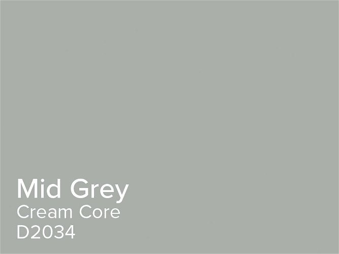 Daler Mid Grey 1.4mm Cream Core Mountboard 1 sheet