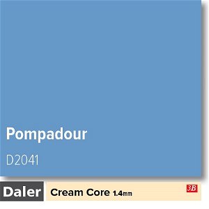 Daler Cream Core Standard Pompadour Mountboard 1 sheet