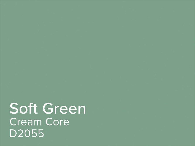 Daler Soft Green 1.4mm Cream Core Mountboard 1 sheet