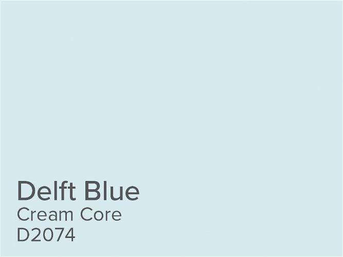 Daler Delft Blue 1.4mm Cream Core Mountboard 1 sheet