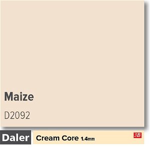 Daler Cream Core Standard Maize Mountboard 1 sheet