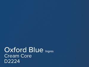 Daler Oxford Blue 1.4mm Cream Core Ingres Mount Board 1 sheet