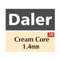 Daler Cream Core Ingres Cotton White Mountboard 1 sheet