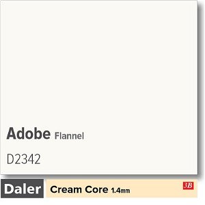 Daler Cream Core Flannel Adobe Mountboard 1 sheet