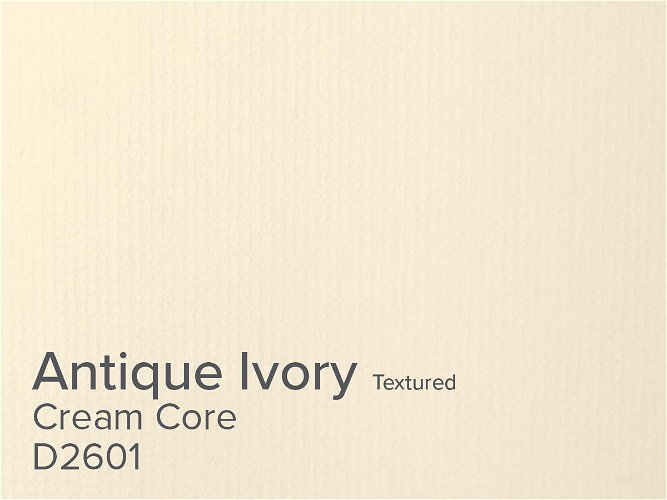 Daler Antique Ivory 1.4mm Cream Core Textured Mountboard 1 sheet