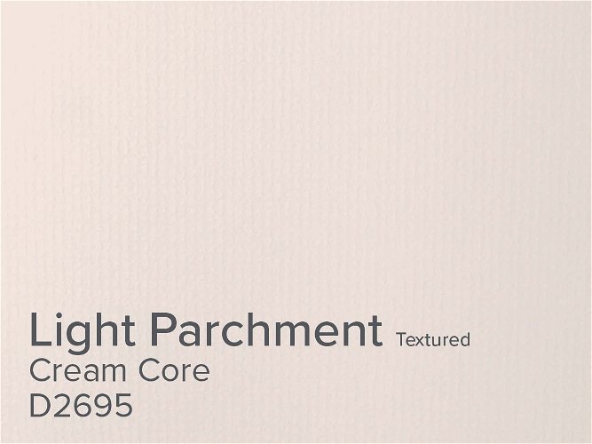Daler Light 1.4mm Cream Core Textured Mountboard 1 sheet