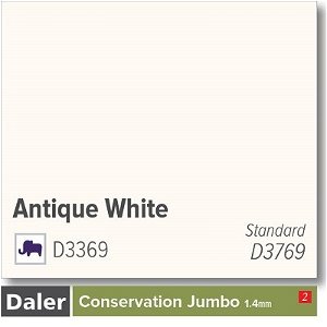 Daler Conservation Jumbo Antique White Mountboard pack 5