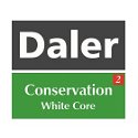 Daler Conservation Soft White Core Polar White Ingres Mountboard 1 sheet