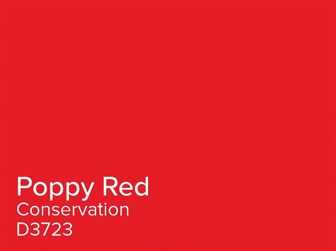 Daler Poppy Red 1.4mm Conservation Mountboard 1 sheet
