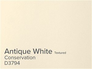 Daler Antique White 1.4mm Conservation Textured Mountboard 1 sheet