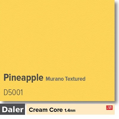 Daler Cream Core Murano Pineapple Mountbaord 1 sheet    