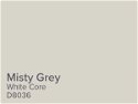 Daler Misty Grey 1.4mm White Core Mountboard 1 sheet