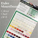 mounting board colour chart