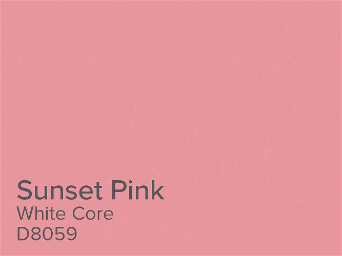 Daler Sunset Pink 1.4mm White Core Mountboard 1 sheet