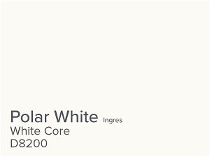 Daler Polar White 1.4mm White Core Ingres Mountboard 1 sheet