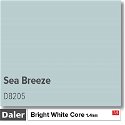 Daler Bright White Core Sea Breeze Mountboard 1 sheet     