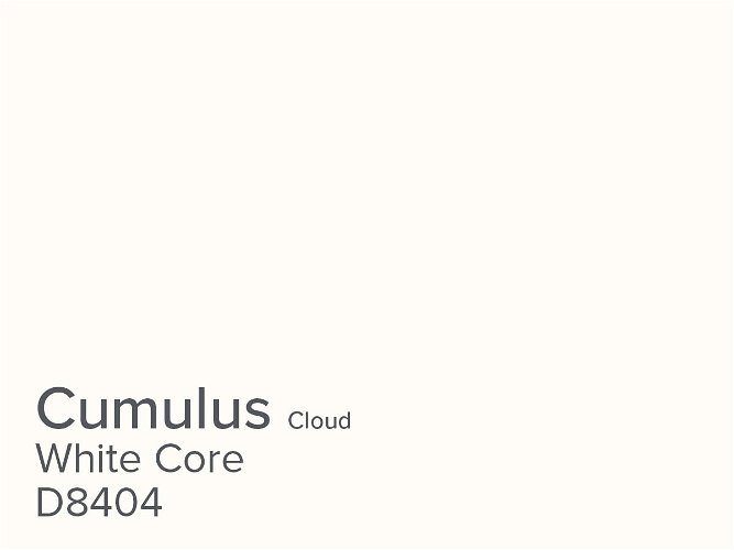 Daler Cumulus Cloud 1.4mm White Core Mountboard 1 sheet