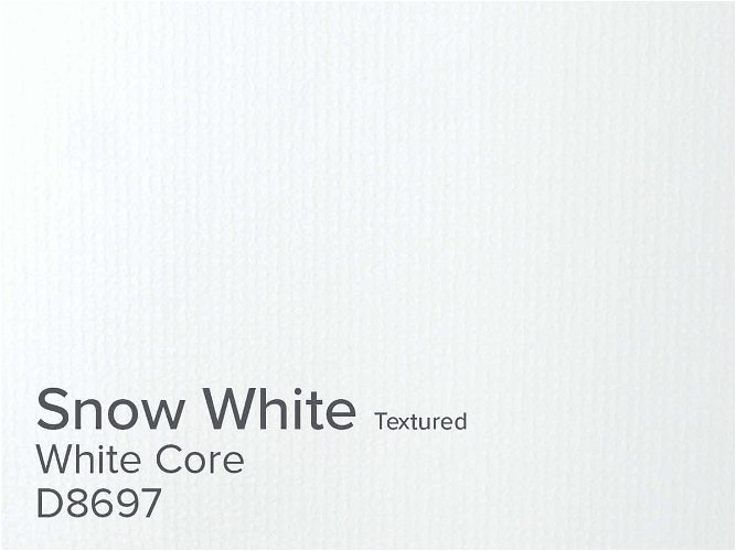 Daler Snow White 1.4mm White Core Textured Mountboard 1 sheet