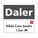Daler Bright White Core Jumbo Cotton White Ingres Mountboard 1 sheet