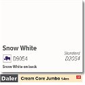 Daler Cream Core Jumbo Snow White Mountboard 1 sheet