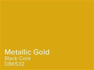 Daler Metallic Gold 1.4mm Black Core Metallic Mountboard 1 sheet
