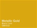 Daler Metallic Gold 1.4mm Black Core Metallic Mountboard 1 sheet