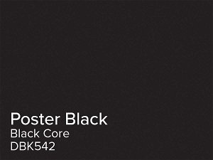 Daler Poster Black 1.4mm Black Core Mountboard 1 sheet
