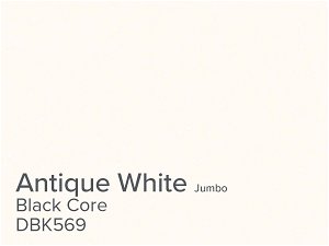 Daler Antique White 1.4mm Black Core Mountboard 1 sheet