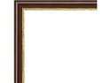 15mm 'Coniston' Walnut Gold Sight Edge FSC™ Certified 100% Frame Moulding
