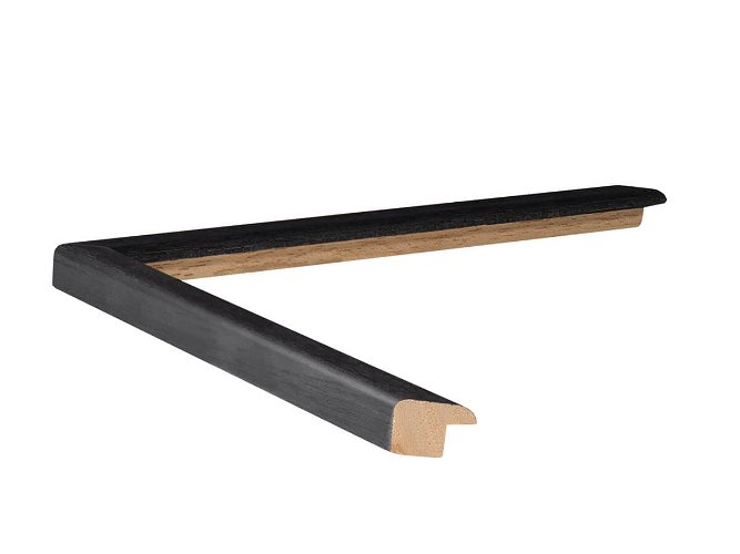 14mm 'Ystad' Charcoal Black FSC™ Certified 100% Frame Moulding