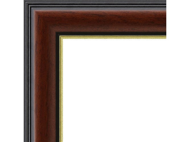 40mm 'Ludlow' Mahogany Gold Sight Edge FSC™ Certified 100% Frame Moudling