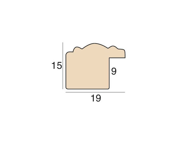 19mm 'Chiltern' Antique FSC™ Certified 100% Frame Moulding           