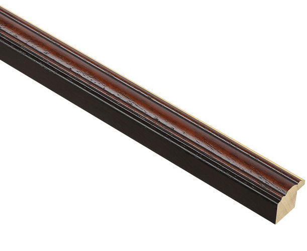 19mm 'Chiltern' Mahogany Gold Sight Edge FSC™ Certified 100% Frame Moulding