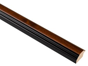 31mm 'Ludlow' Mahogany Gold Sight Edge FSC™ Certified 100% Frame Moulding