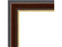 31mm 'Ludlow' Mahogany Gold Sight Edge FSC™ Certified 100% Frame Moulding
