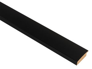 40x14mm 'Mono' Matt Black Frame Moulding