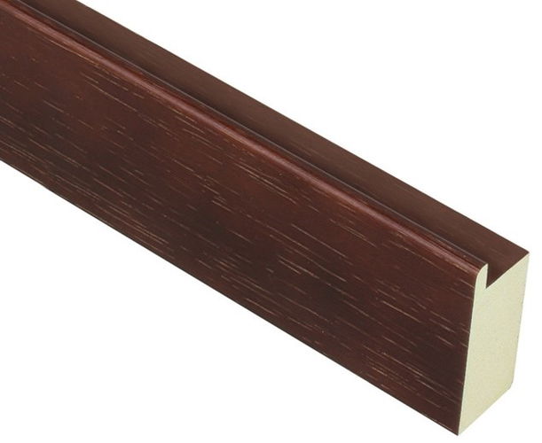 50mm deep 'Floater' Dark Brown Open Grain FSC™ Certified 100% Frame Moulding