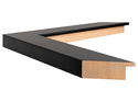 38mm 'Mono' Matt Black FSC™ Certified 100% Frame Moulding