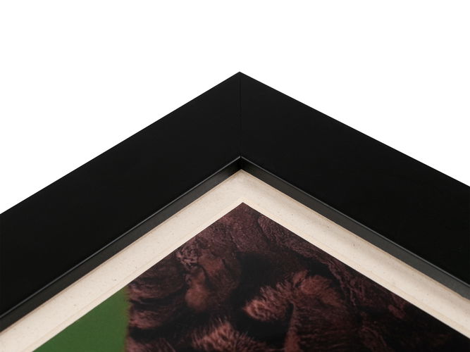 38mm 'Mono' Matt Black FSC™ Certified 100% Frame Moulding